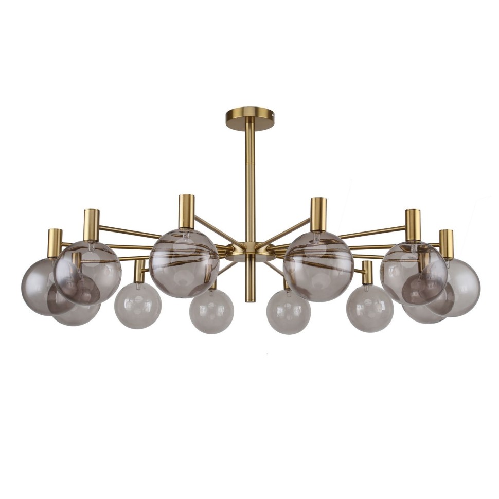 2765-12P Favourite Eternity большая потолочная люстра G9*12*25W латунь, диаметр 104см