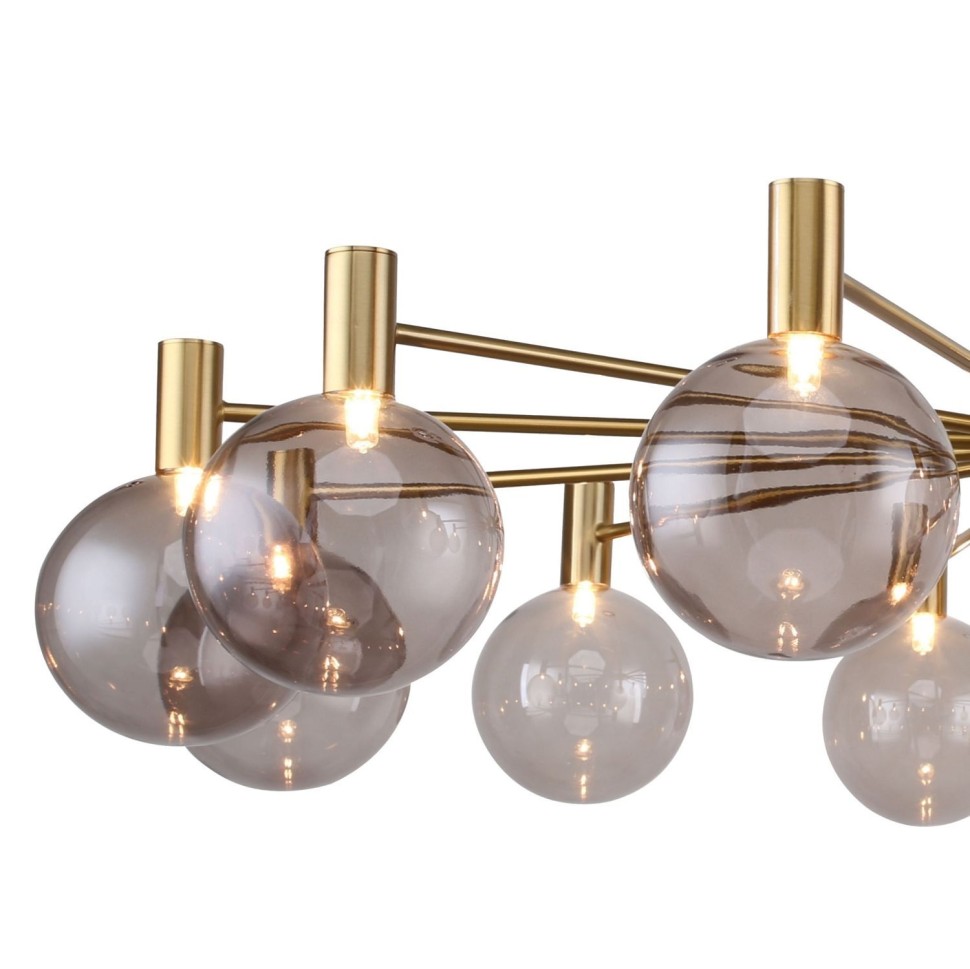 2765-12P Favourite Eternity большая потолочная люстра G9*12*25W латунь, диаметр 104см