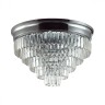 8266/8C LUMION потолочная люстра Zaha, хрусталь, хром, 55см диаметр, E14*8*40W