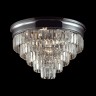 8266/8C LUMION потолочная люстра Zaha, хрусталь, хром, 55см диаметр, E14*8*40W