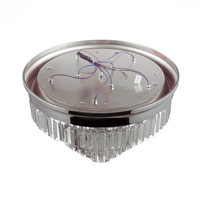 8266/8C LUMION потолочная люстра Zaha, хрусталь, хром, 55см диаметр, E14*8*40W