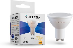 7248 VOLTEGA Sofit Светодиодная лампа GU10 Simple MR16, 7W, 3000K, 560Lm, угол рассеивания 100°