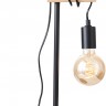 SL1142.404.01 ST-LUCE Bagetti настольная лампа Лофт, черная с деревом