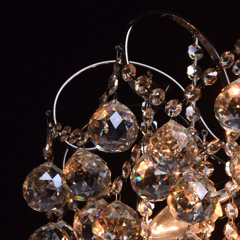 232017706 MW-Light Люстра потолочная хрустальная Жемчуг 