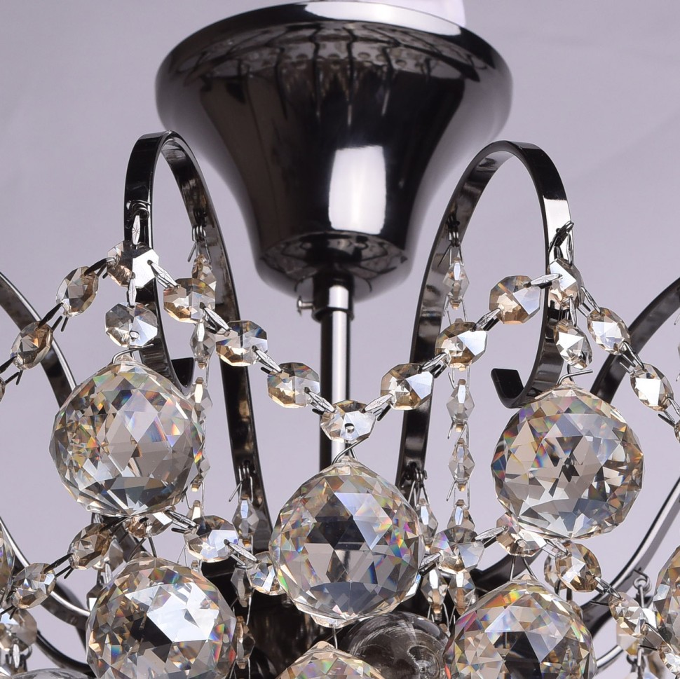 232017706 MW-Light Люстра потолочная хрустальная Жемчуг 