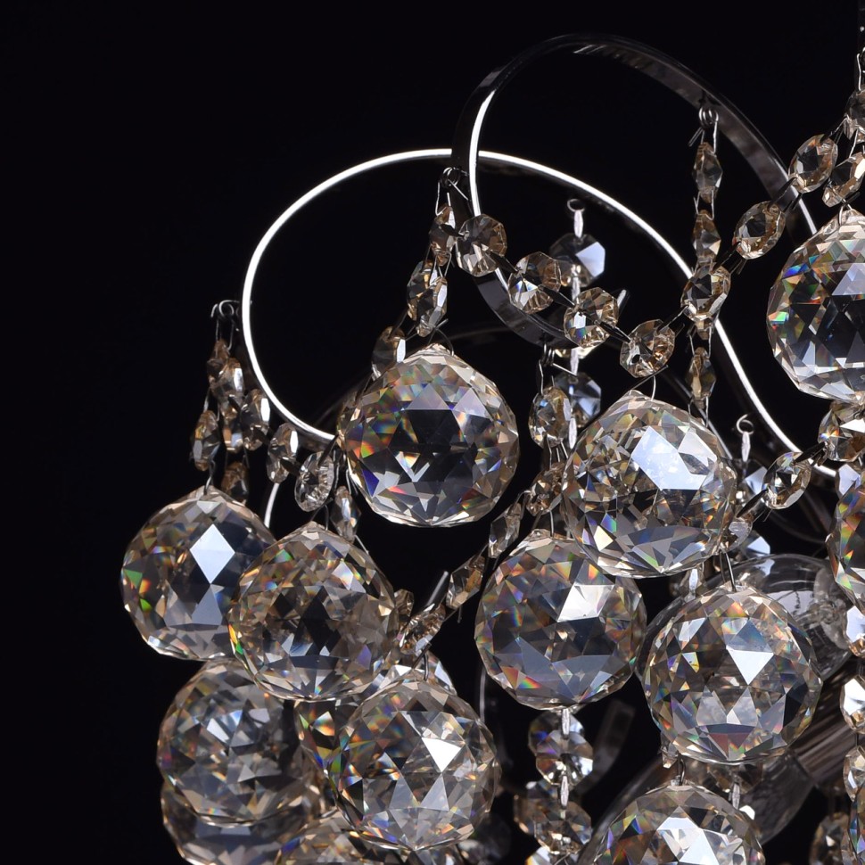 232017706 MW-Light Люстра потолочная хрустальная Жемчуг 