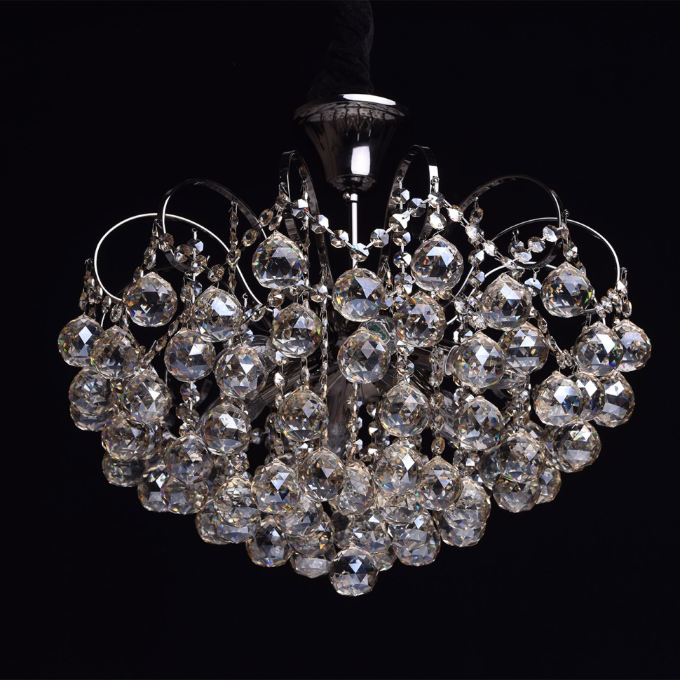 232017706 MW-Light Люстра потолочная хрустальная Жемчуг 
