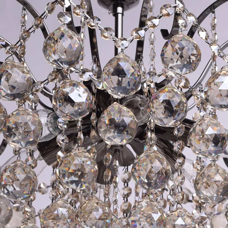 232017706 MW-Light Люстра потолочная хрустальная Жемчуг 