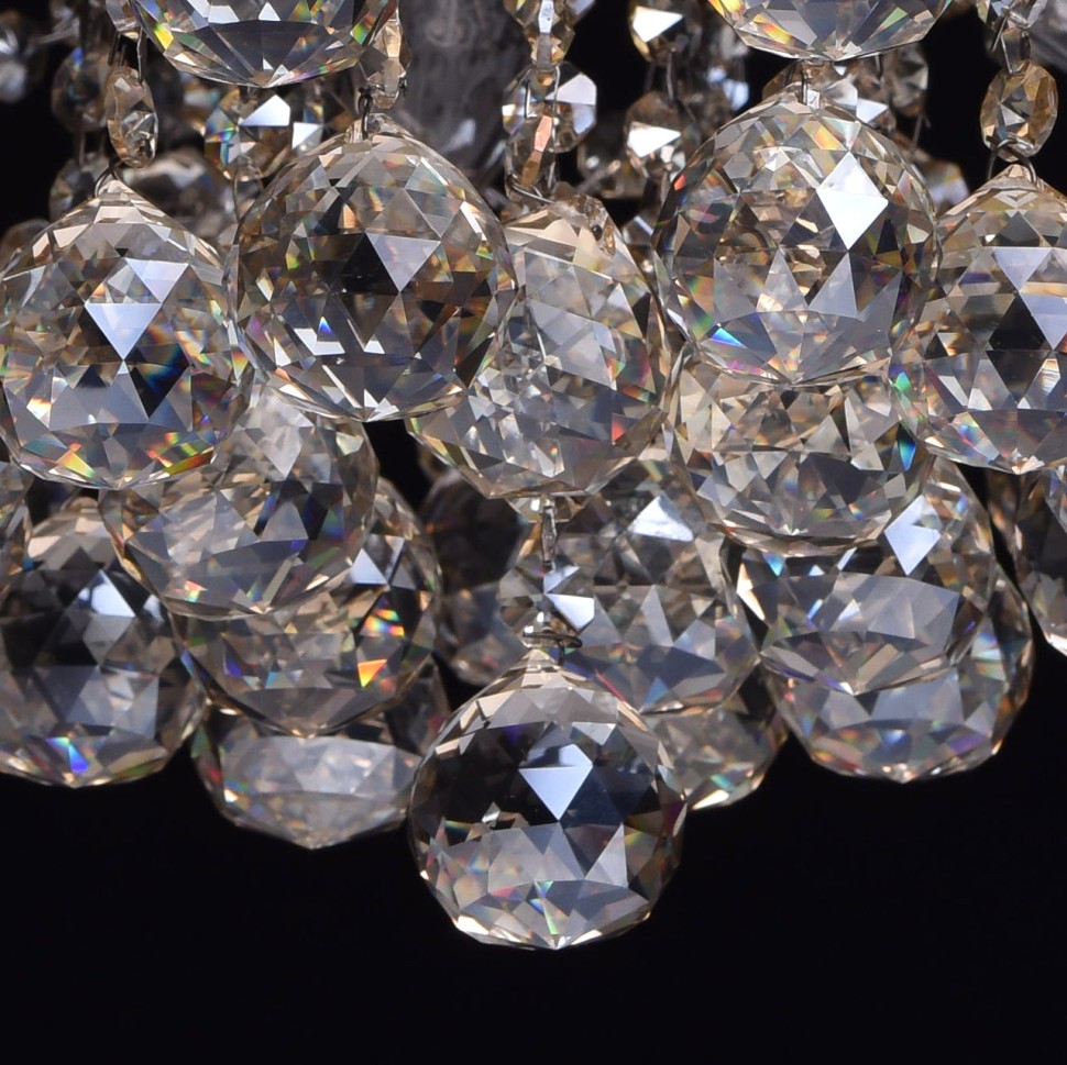 232017706 MW-Light Люстра потолочная хрустальная Жемчуг 