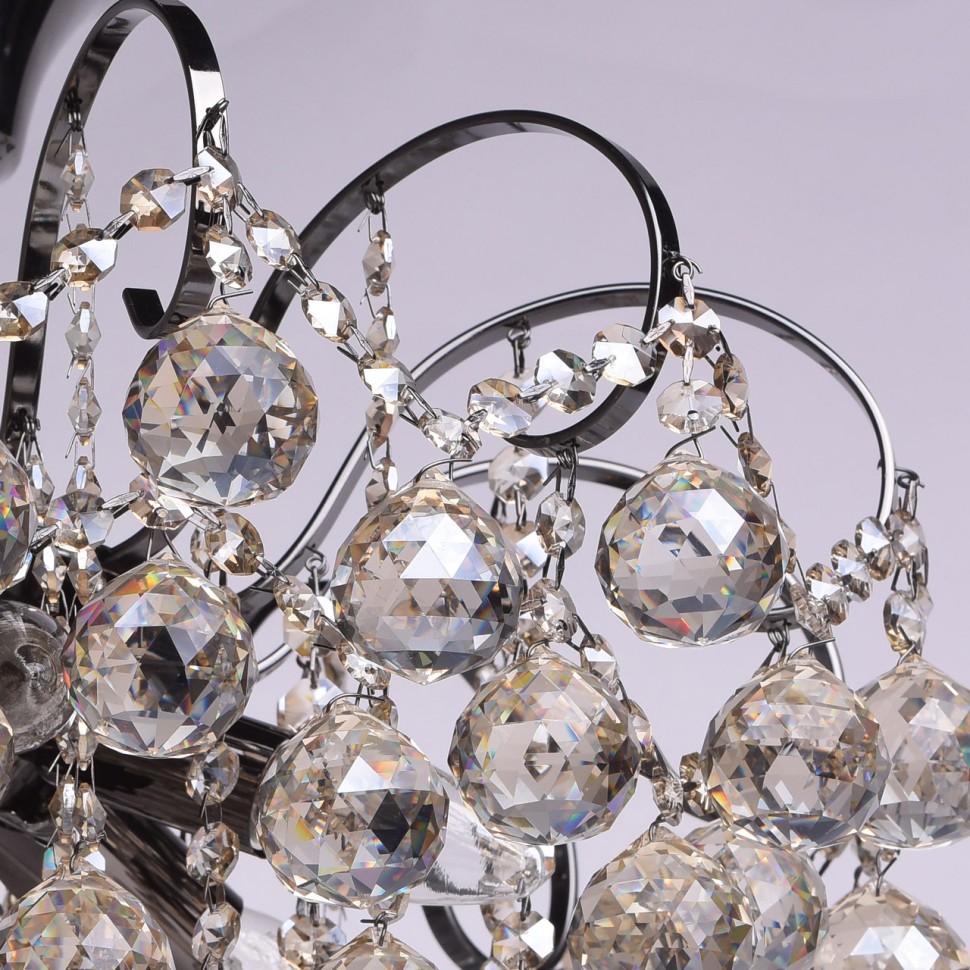 232017706 MW-Light Люстра потолочная хрустальная Жемчуг 