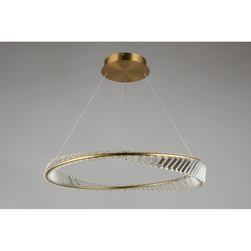 APL.045.03.35 APLOYT подвесная светодиодная люстра Olimp, 35W, 3000K, бронза, 80см диаметр