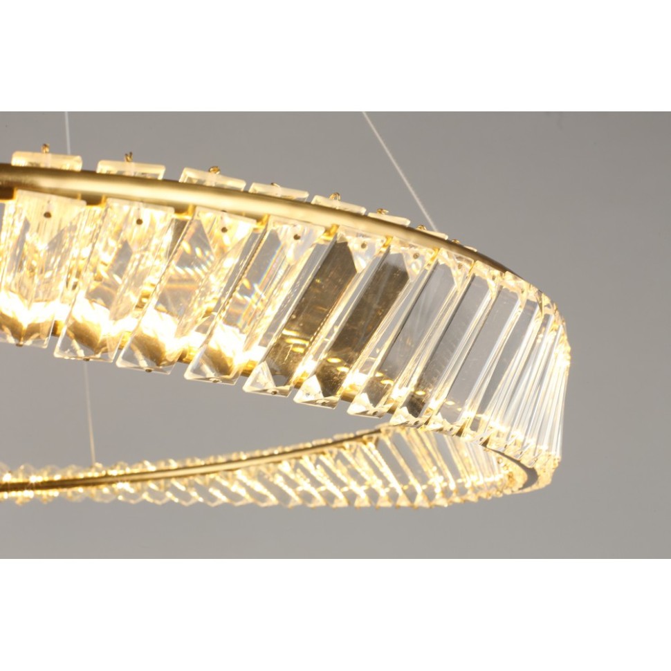 APL.045.03.35 APLOYT подвесная светодиодная люстра Olimp, 35W, 3000K, бронза, 80см диаметр