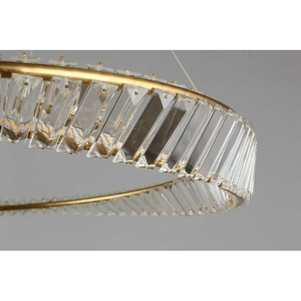 APL.045.03.35 APLOYT подвесная светодиодная люстра Olimp, 35W, 3000K, бронза, 80см диаметр