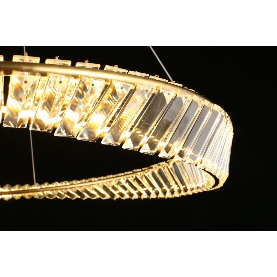 APL.045.03.35 APLOYT подвесная светодиодная люстра Olimp, 35W, 3000K, бронза, 80см диаметр