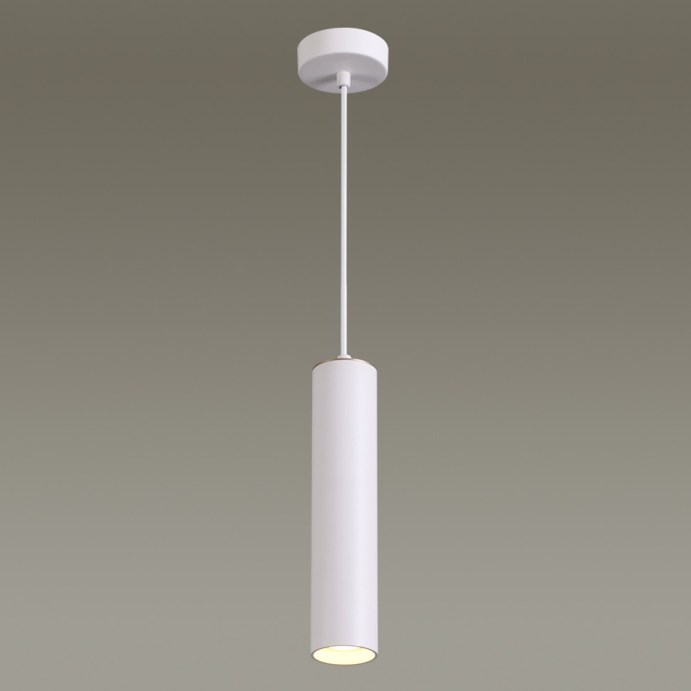 3873/1L ODEON LIGHT Белый подвес KIKO, GU10*1*50W, металл