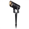 6647/15GL3 ODEON LIGHT Ландшафтный светодиодный светильник STIMA, металл, черный, IP65, 15W, 3000K, 60°, 220-240V