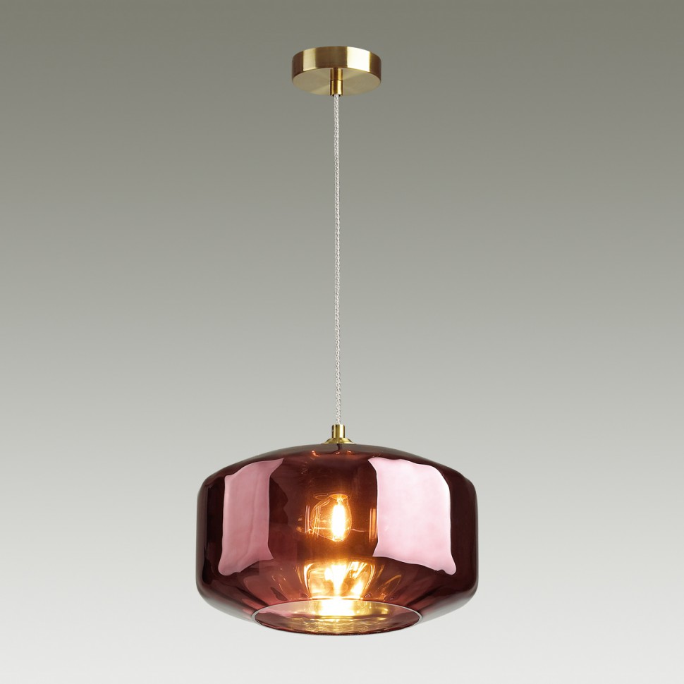 4782/1 ODEON LIGHT Pendant бордовый подвес BINGA