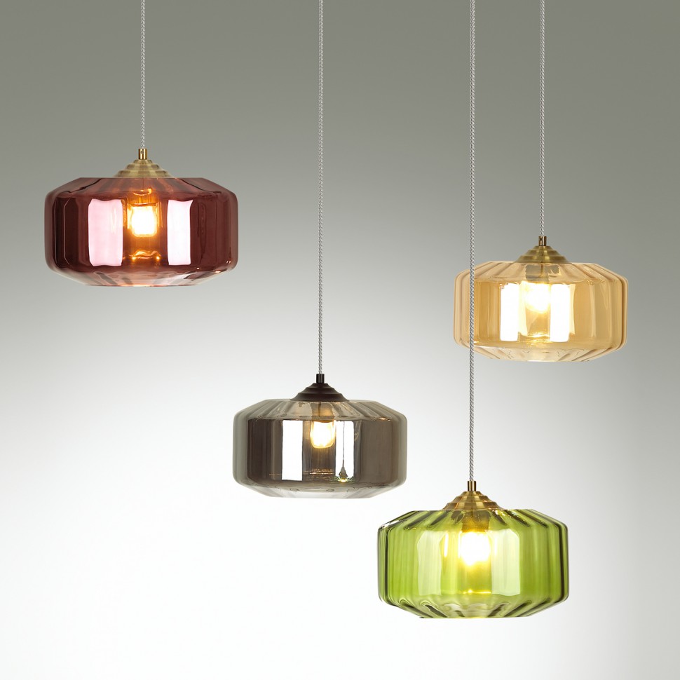 4782/1 ODEON LIGHT Pendant бордовый подвес BINGA