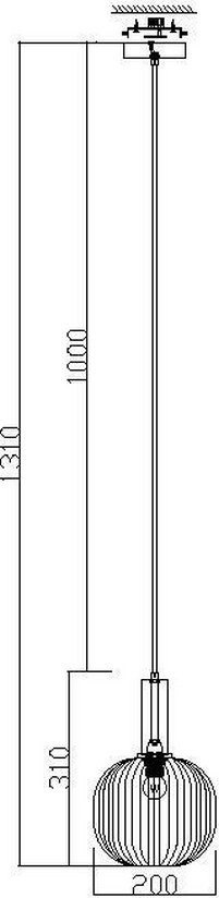 FR8012PL-01BS FREYA зеленый подвесной светильник Zelma, 20см