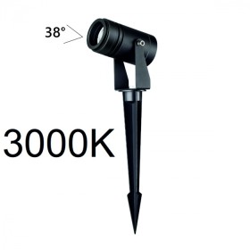 6648/10GL3 ODEON LIGHT Ландшафтный светодиодный светильник STIMA, металл, черный, IP67, 10W, 3000K, 38°, 220-240V