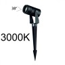 6648/10GL3 ODEON LIGHT Ландшафтный светодиодный светильник STIMA, металл, черный, IP67, 10W, 3000K, 38°, 220-240V
