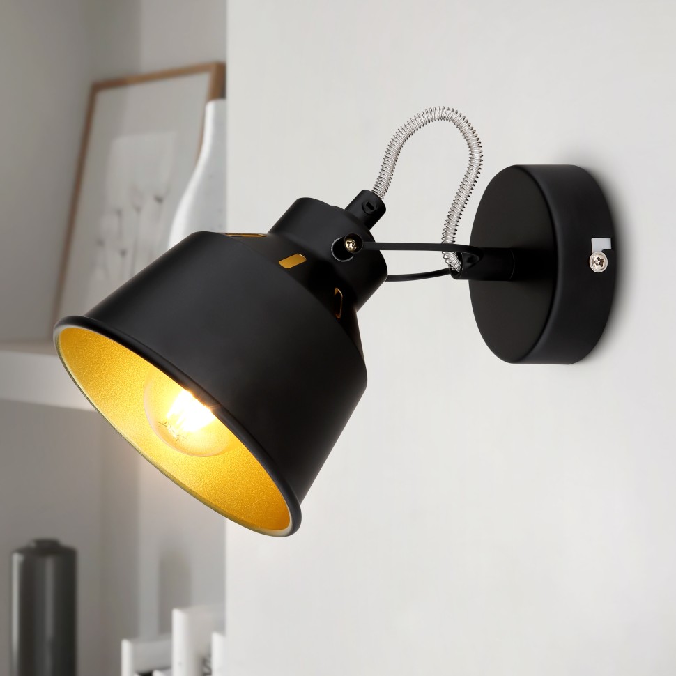 7064-701 RIVOLI черный спот Evelin