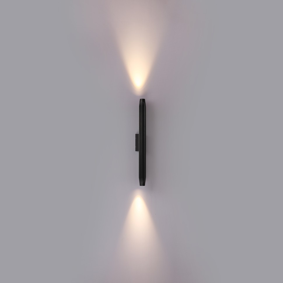 7141/12WL ODEON LIGHT NATURE большой черный фасадный светильник JUG, IP65, LED 12W, угол рассеивания 38°, 3000K, металл