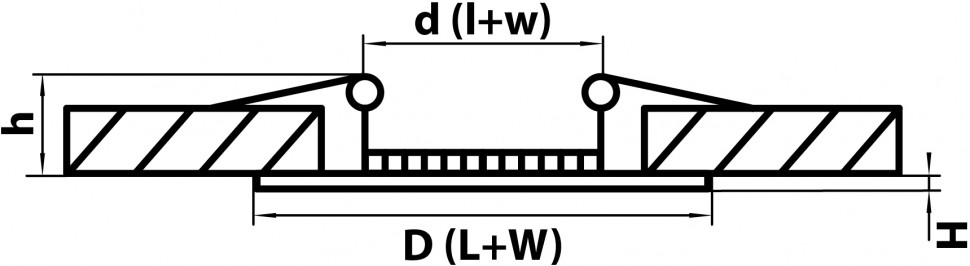 224122 LightStar Zocco встраиваемый светодиодный светильник 12W, 3000K, 720Lm