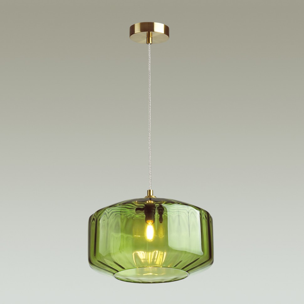 4783/1 ODEON LIGHT Pendant зеленый подвес BINGA