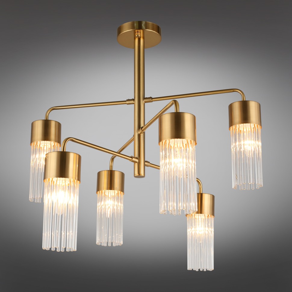 OML-67107-06 OMNILUX потолочный светильник на штанге Cesana, E14*6*40W