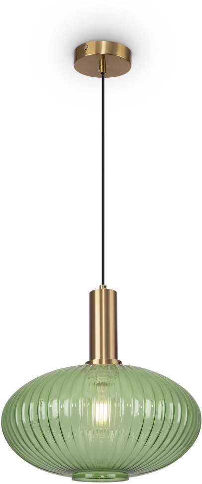 FR8012PL-01GN FREYA зеленый подвесной светильник Zelma, 30см