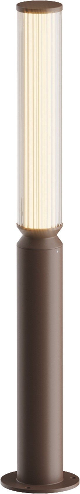 O593FL-L12BR3K Maytoni Lit светодиодный уличный столб IP54, 12W, 3000K, 785мм, коричневый