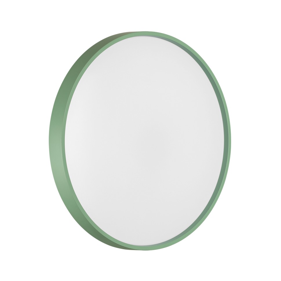 7743/EL SONEX COLOR Зеленый настенно-потолочный светодиодный светильник MAVIC 70W, IP43, с пультом 3000-6000K, 6050Lm, 48см диаметр