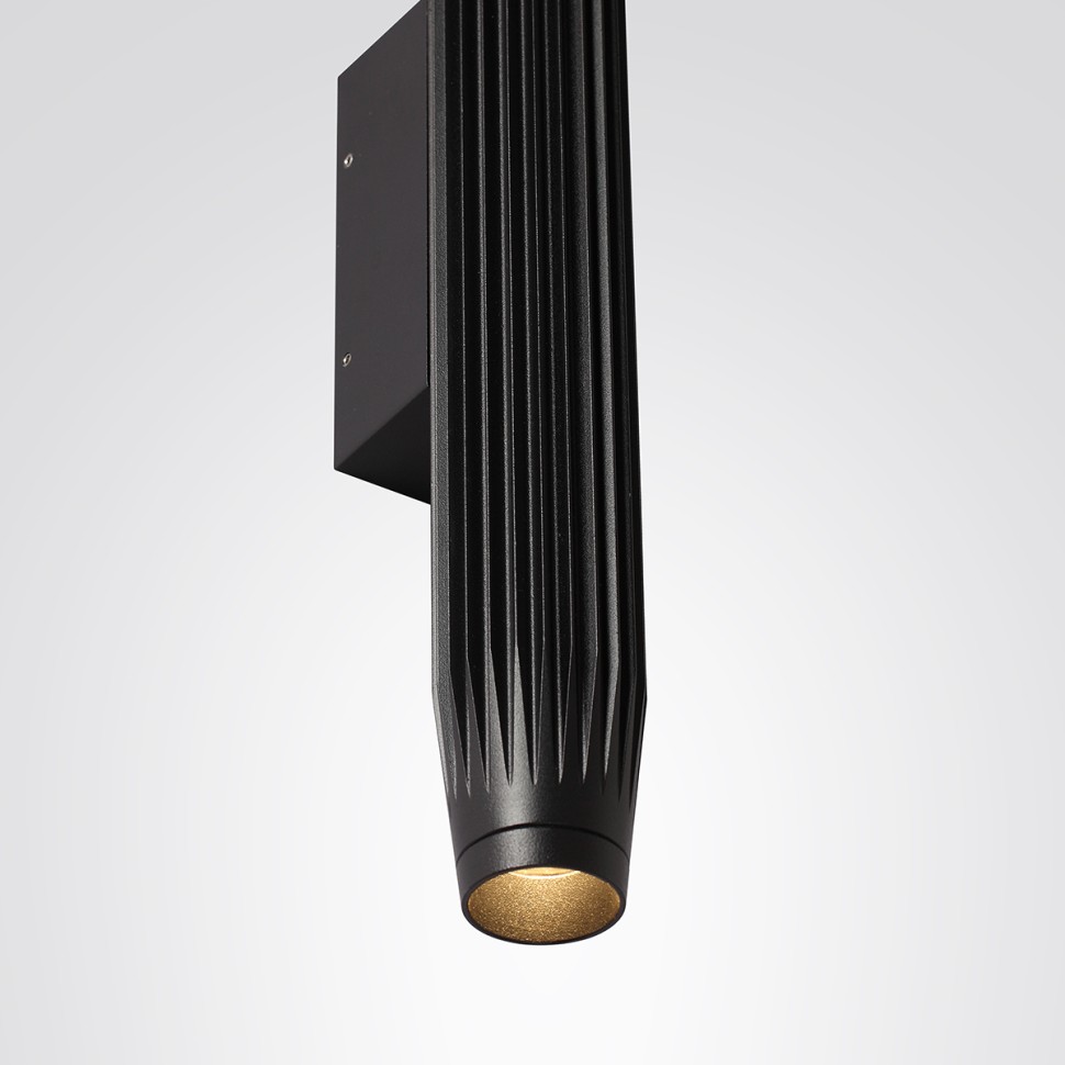 7141/6WLA ODEON LIGHT NATURE черный фасадный светильник JUG, IP65, LED 6W, угол рассеивания 38°, 3000K, с нишей для декорации, металл