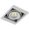 DL18615/01WW-SQ Silver Grey/Black DONOLUX Встраиваемый светильник