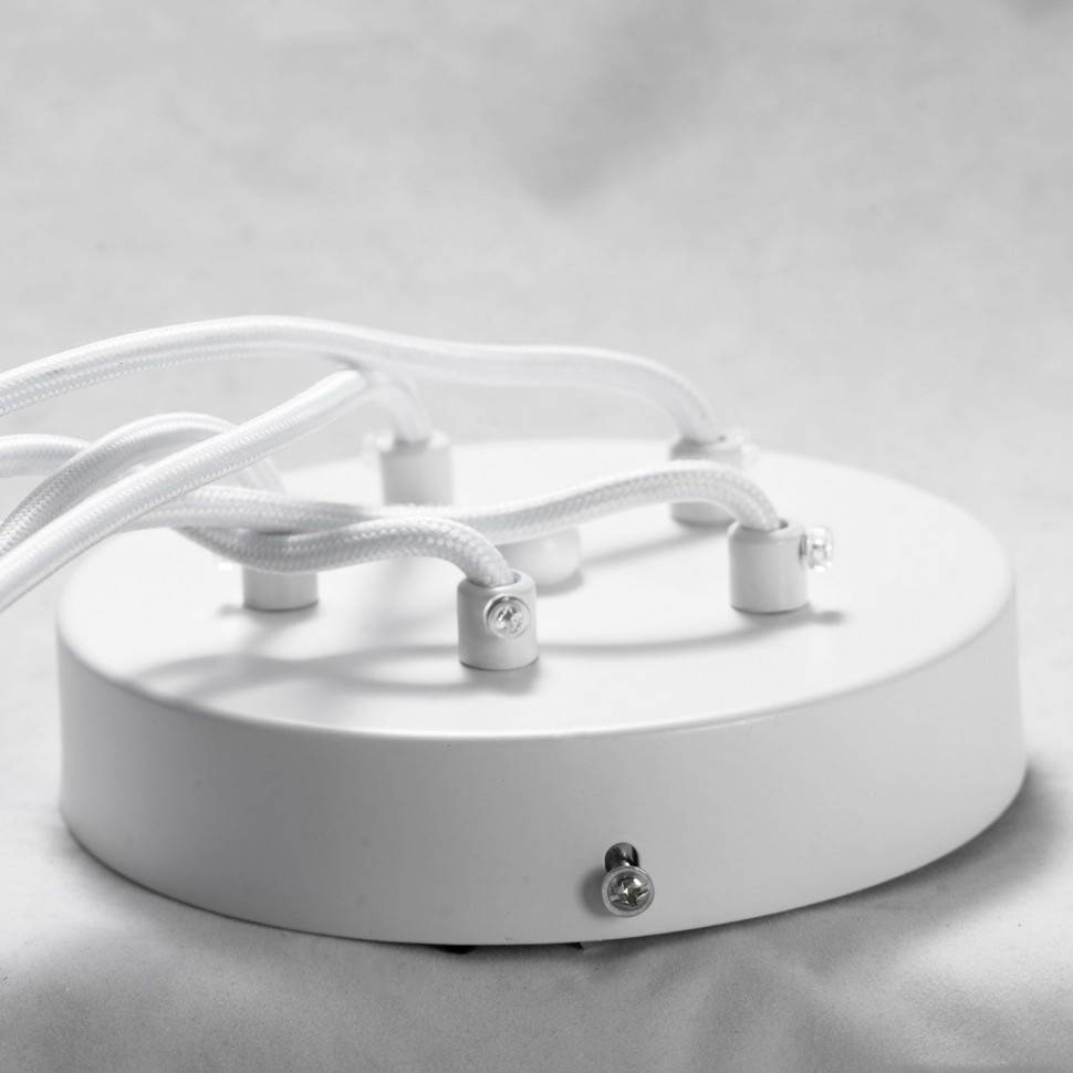 LSP-8175 Lussole большая белая подвесная люстра Паук