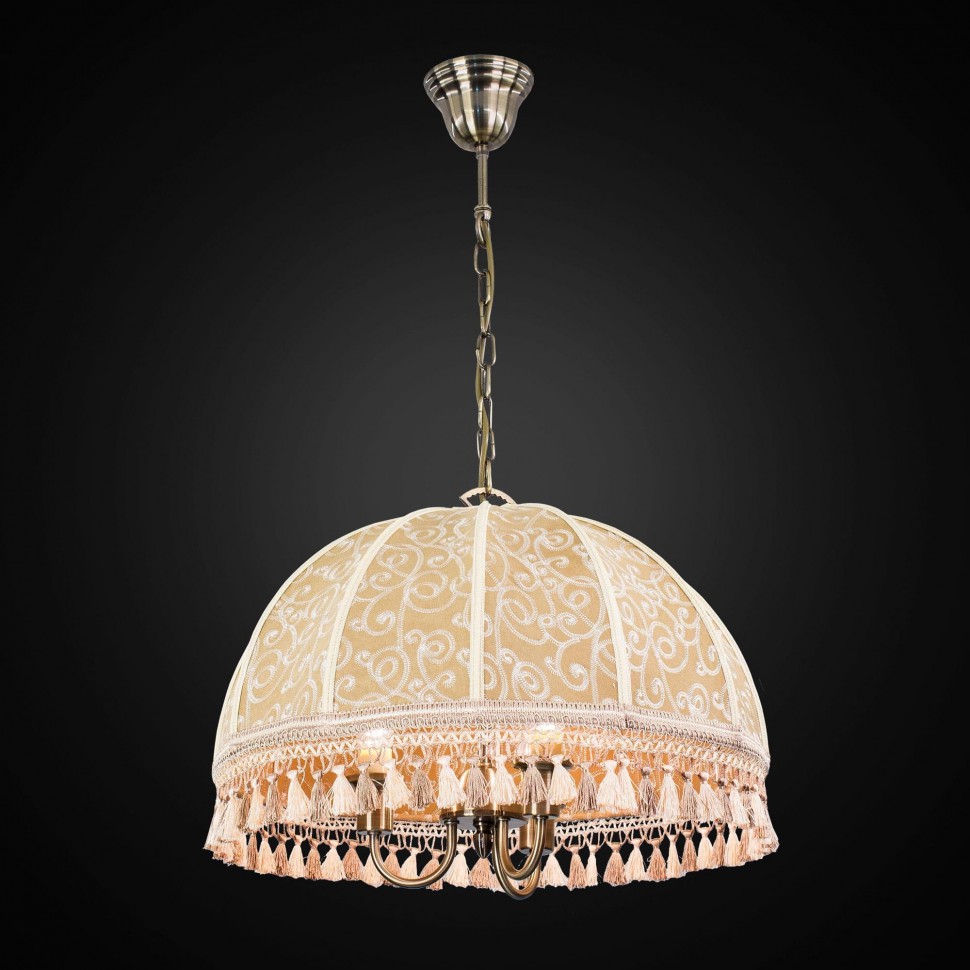 CL407135 CITILUX Базель подвесная люстра Кантри, 51см диаметр, 3*Е14 