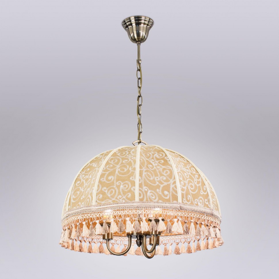 CL407135 CITILUX Базель подвесная люстра Кантри, 51см диаметр, 3*Е14 