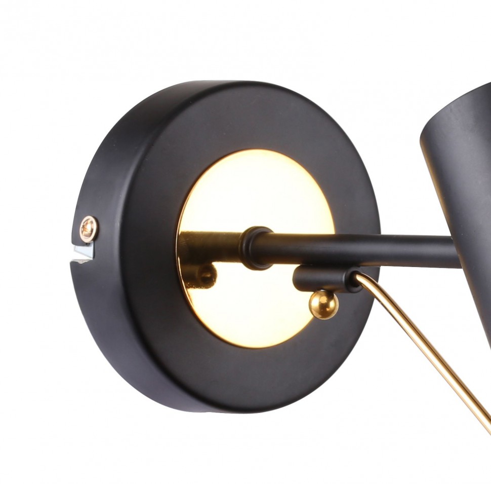 2558-1W F-Promo бра Viator черное, 1*Е14