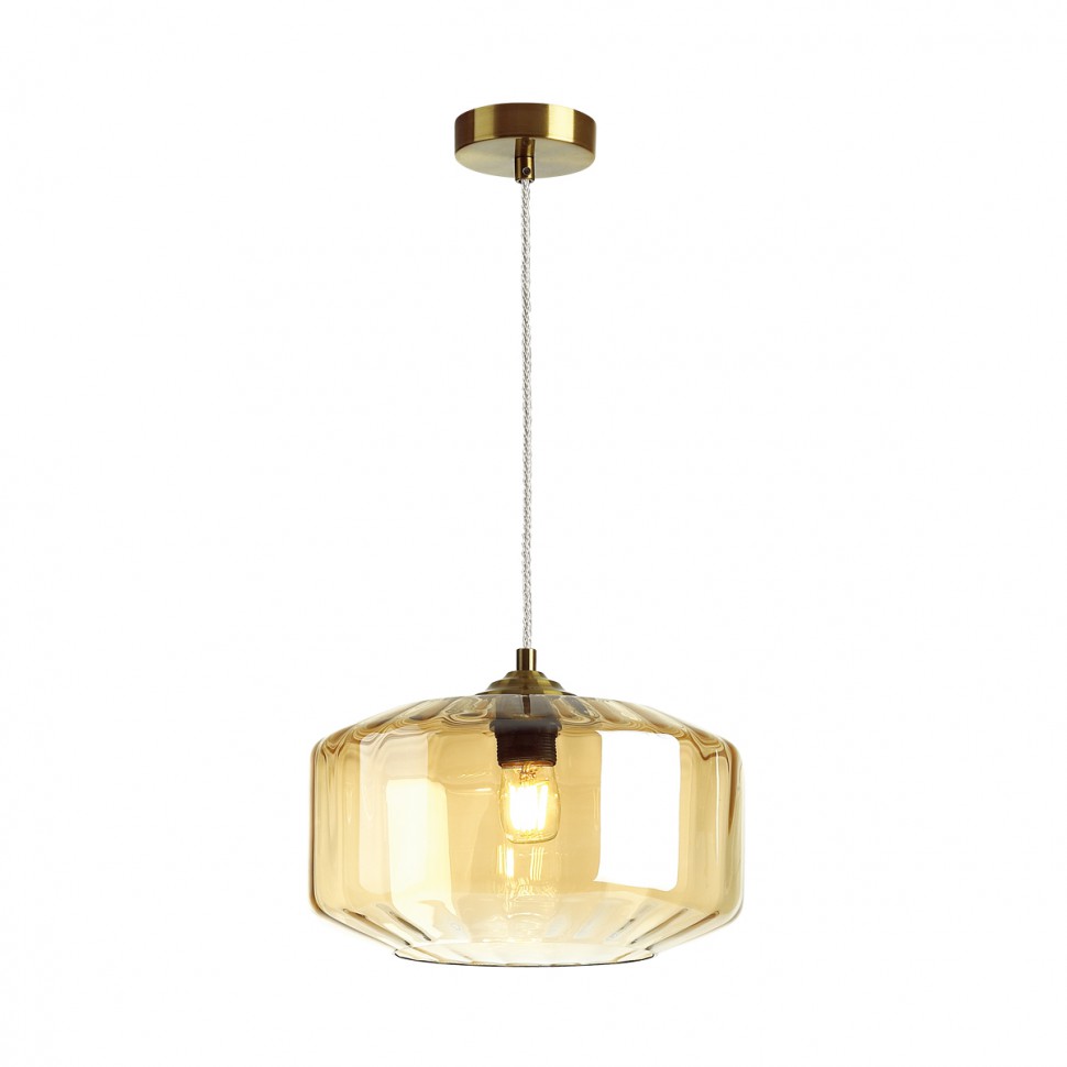 4747/1 ODEON LIGHT Pendant янтарный подвес BINGA