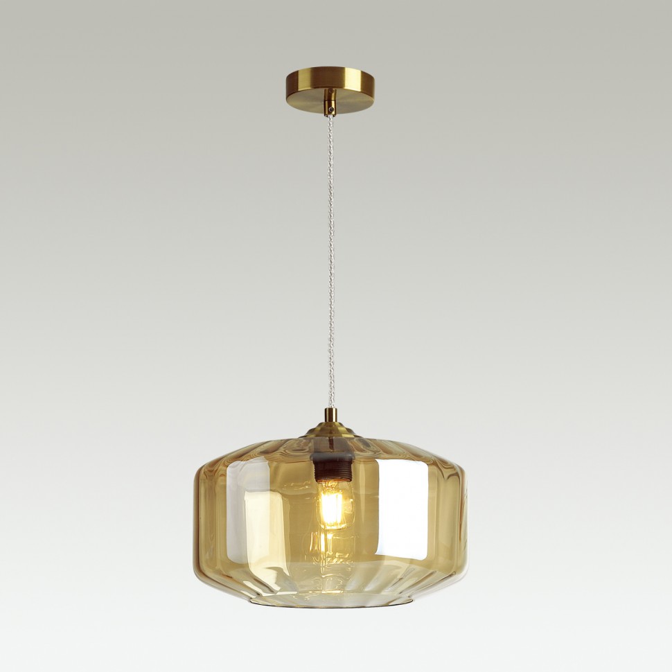 4747/1 ODEON LIGHT Pendant янтарный подвес BINGA