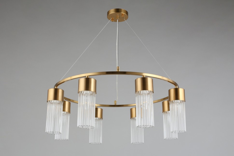 OML-67103-08 OMNILUX подвесная люстра кольцо Cesana, E14*8*40W