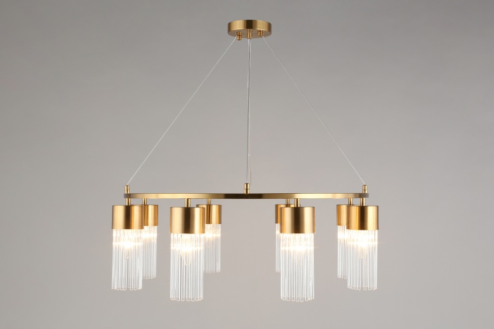 OML-67103-08 OMNILUX подвесная люстра кольцо Cesana, E14*8*40W