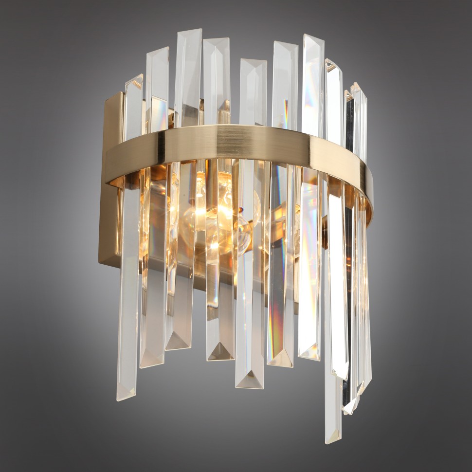 APL.747.01.02 APLOYT хрустальное бра Melisa, E14*2*40W