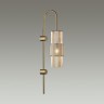 5019/1W ODEON LIGHT Modern настенный светильник Pimpa, янтарный, бронза