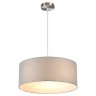 8251/3 LUMION NIKKI Серый подвес Модерн Е27*3*60W, никель, диаметр 50см