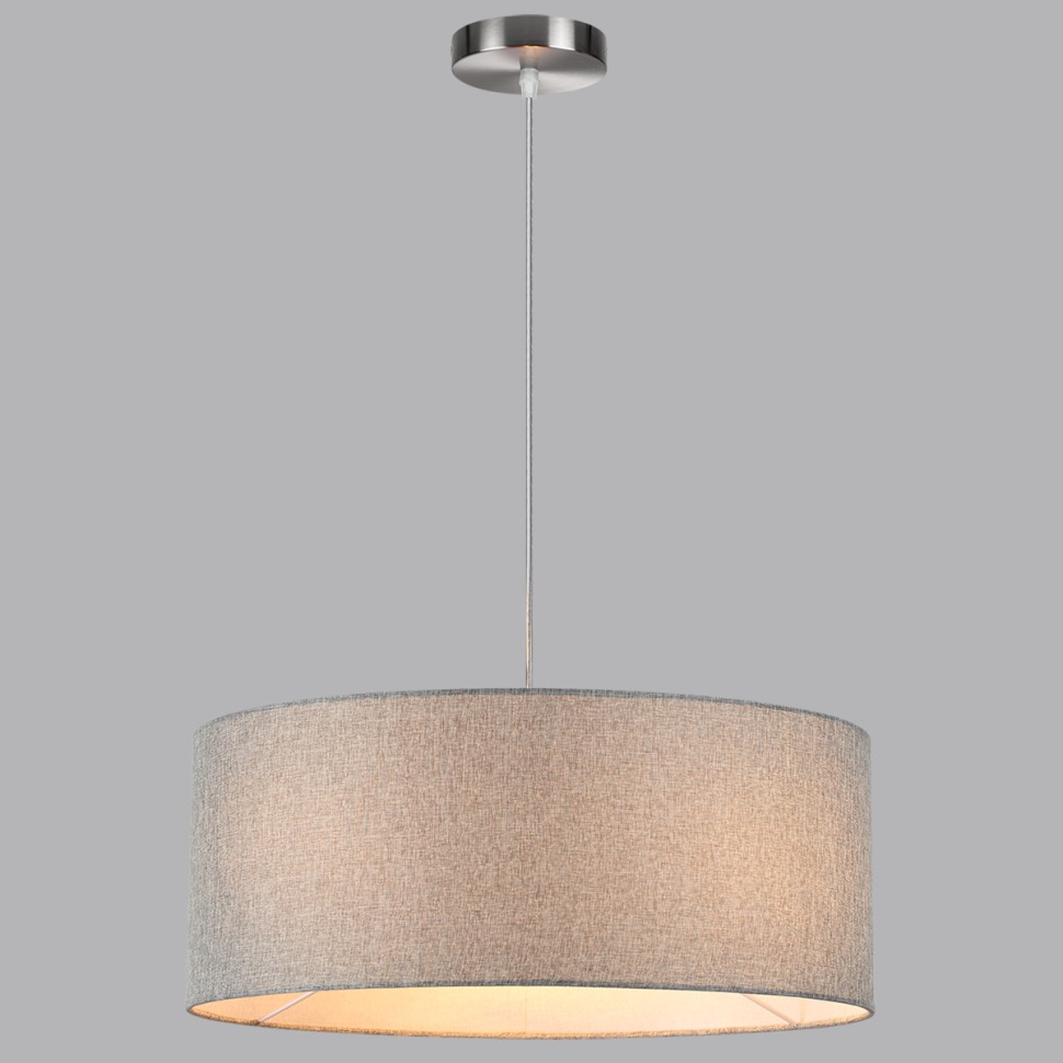 8251/3 LUMION NIKKI Серый подвес Модерн Е27*3*60W, никель, диаметр 50см