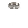 8251/3 LUMION NIKKI Серый подвес Модерн Е27*3*60W, никель, диаметр 50см