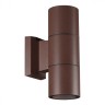 370989 NOVOTECH Landscape уличный фасадный светильник, коричневый, IP65, GU10*2*50W