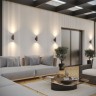 370989 NOVOTECH Landscape уличный фасадный светильник, коричневый, IP65, GU10*2*50W